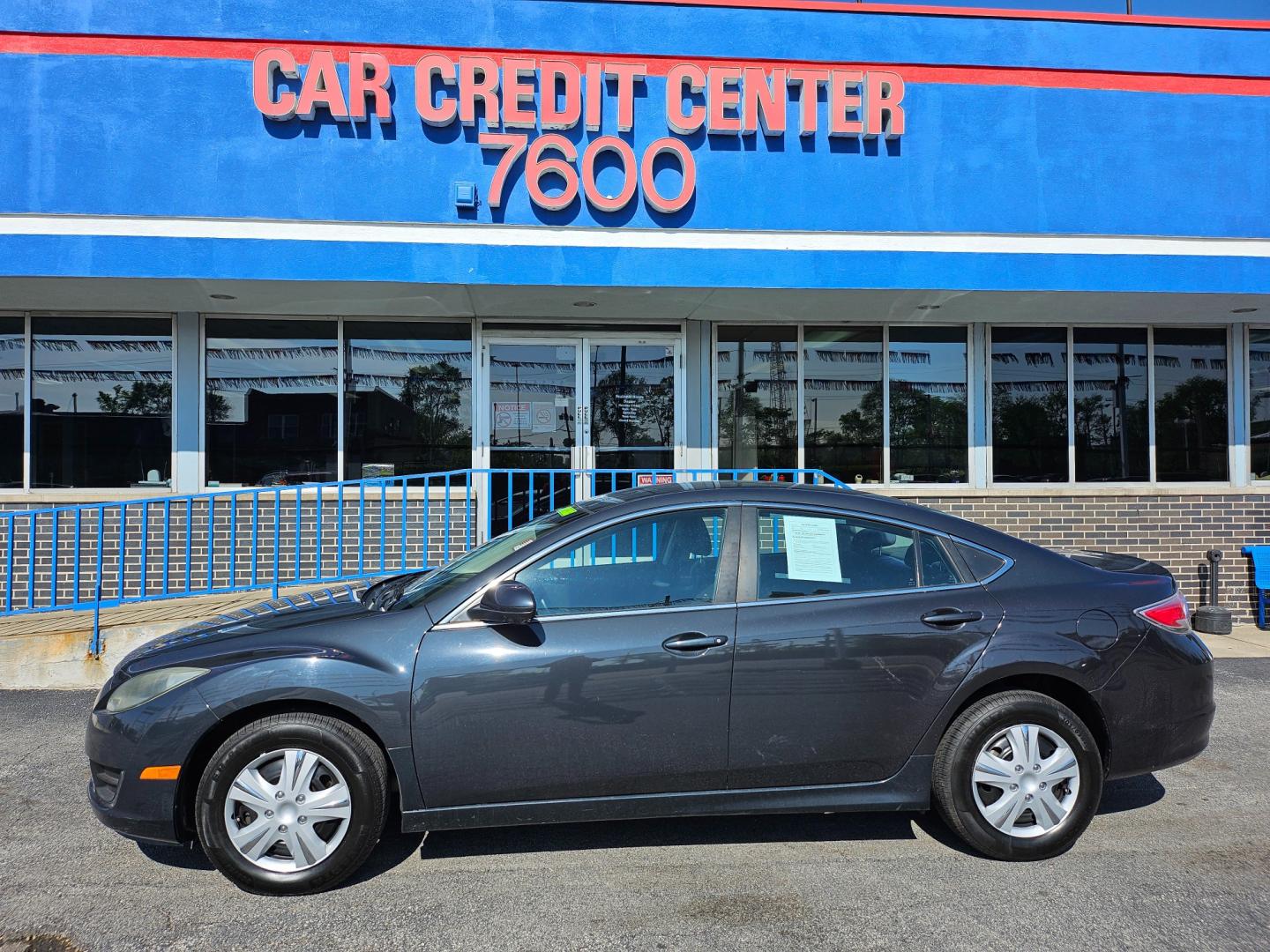 2012 BLACK Mazda MAZDA6 I Sport (1YVHZ8BH7C5) with an 2.5L L4 DOHC 16V engine, 6-Speed Automatic transmission, located at 7600 S Western Ave., Chicago, IL, 60620, (773) 918-3980, 0.000000, 0.000000 - Photo#0